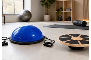 nya balansbollar och balansplattor för träning av balans och rehab hos nordic fighter