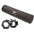 Lucas tillbehörspaket med barpad och ett par skivstångslås för olympisk skivstång