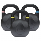 3 kettlebells i Thor Fitness Competition Black Kettlebells startpaket