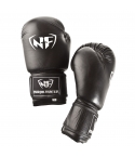 NF Basic Boxing Gloves Black - Artificial Leather