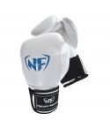NF Professional Thai Style Boxing Gloves - White