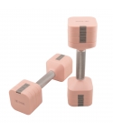 Ställbara hantlar (2 st) 2-5 kg Rosa