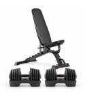 Robbans hantelset 80 kg och bänk