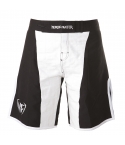 Straight Blast Gym MMA Shorts Black & White - Slimfit