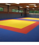 Judomatta, 1 x 1m. 230 densitet, med antiglid - Orange