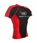 NF Rash Guard Short Sleave Black/Red