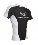 NF Rash Guard Short Sleave White/Black