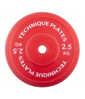 Teknikvikt i plast 2,5kg , ihålig. 45cm diameter, 82mm tjocklek