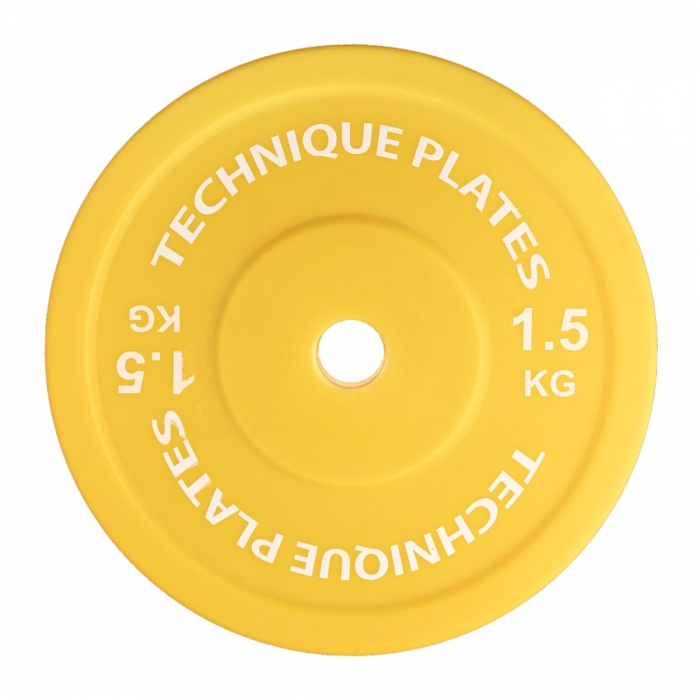 Thor Fitness Teknikvikt i plast 1,5kg , ihålig. 45cm diameter, 72mm tjocklek