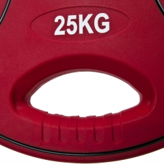 Thor Fitness Färgade PU Viktskivor Med Handtag - 50mm