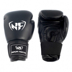 NF Professional Thai Style Boxing Gloves - Black