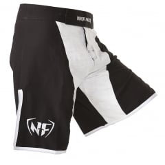 Straight Blast Gym MMA Shorts Black & White - Slimfit