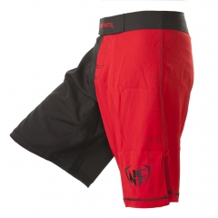 Straight Blast Gym MMA Shorts, Svart/Röda