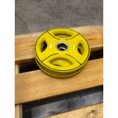 UTFÖRSÄLJNING-Thor Fitness Färgade PU Viktskivor Med Handtag 1,25KG