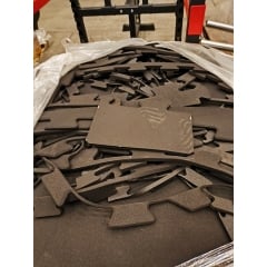 Blandad Gummigolvspall med spillbitar 25 mm V2