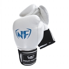 NF Professional Thai Style Boxing Gloves - White