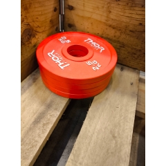 UTFÖRSÄLJNING-Thor Fitness Kalibrerade Järnviktskivor 2,5 kg
