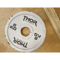 Utförsäljning Thor Fitness Kalibrerade Järnviktskivor 5 kg