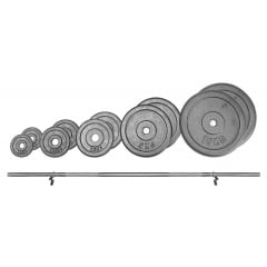 Enkelt skivstångsset 40kg (25mm)