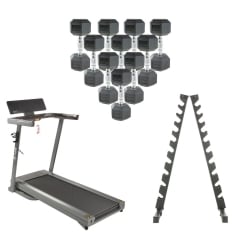 Löpband & Hantelpaket 1-10kg