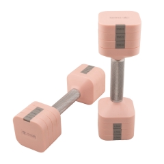 Ställbara hantlar (2 st) 2-5 kg Rosa