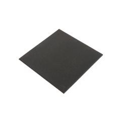 15mm Gummigolv 0,5x0,5m, raka kanter