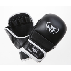 NF MMA/Shooto Training Gloves Pro Black - Artificial Leather