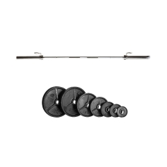 Järnviktspaket 107,5kg (50mm) med skivstång
