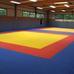 Judomatta, 1 x 1m. 230 densitet, med antiglid - Orange