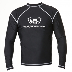 NF Rash Guard Long Sleave Black