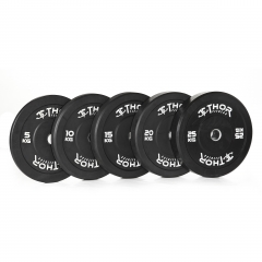 Thor Fitness Bumper Viktskivor Helt i Gummi 50mm