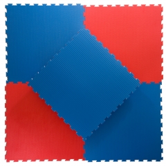 Pusselmatta 40mm Soft Red/Blue