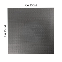 Svart 17mm Gummigolv vulkaniserat (CA 15X15cm) - VARUPROV