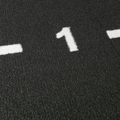 Konstgräs / Turf 2 x 12m Svart med målade avstånd