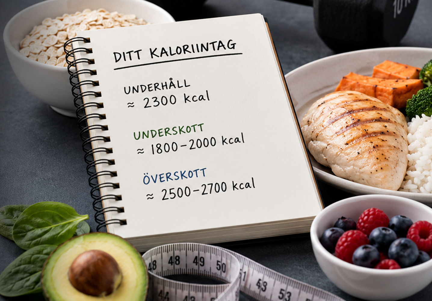 Hur många kalorier ska jag äta?