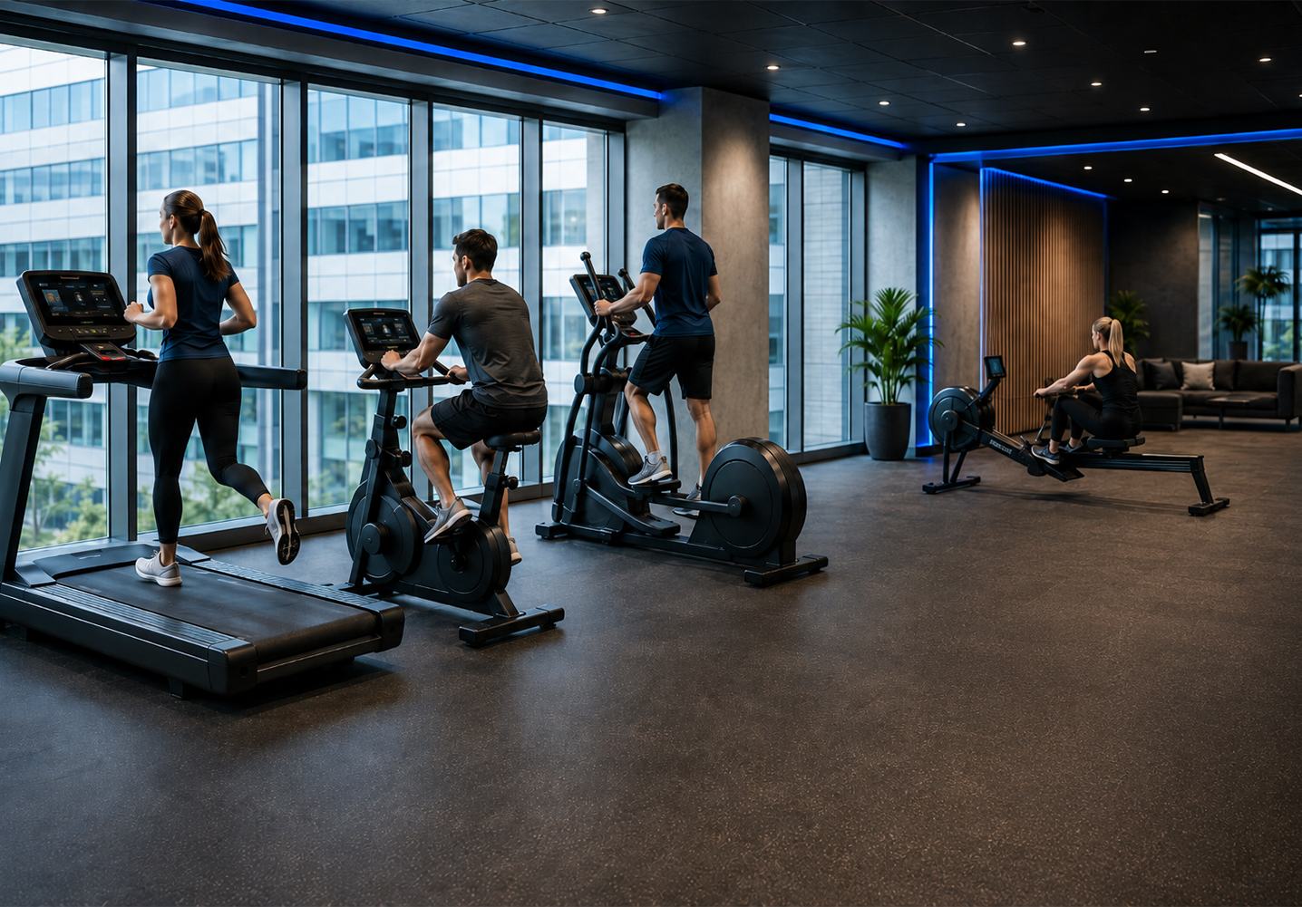 Vilka konditionsmaskiner ska man välja till ett företagsgym?