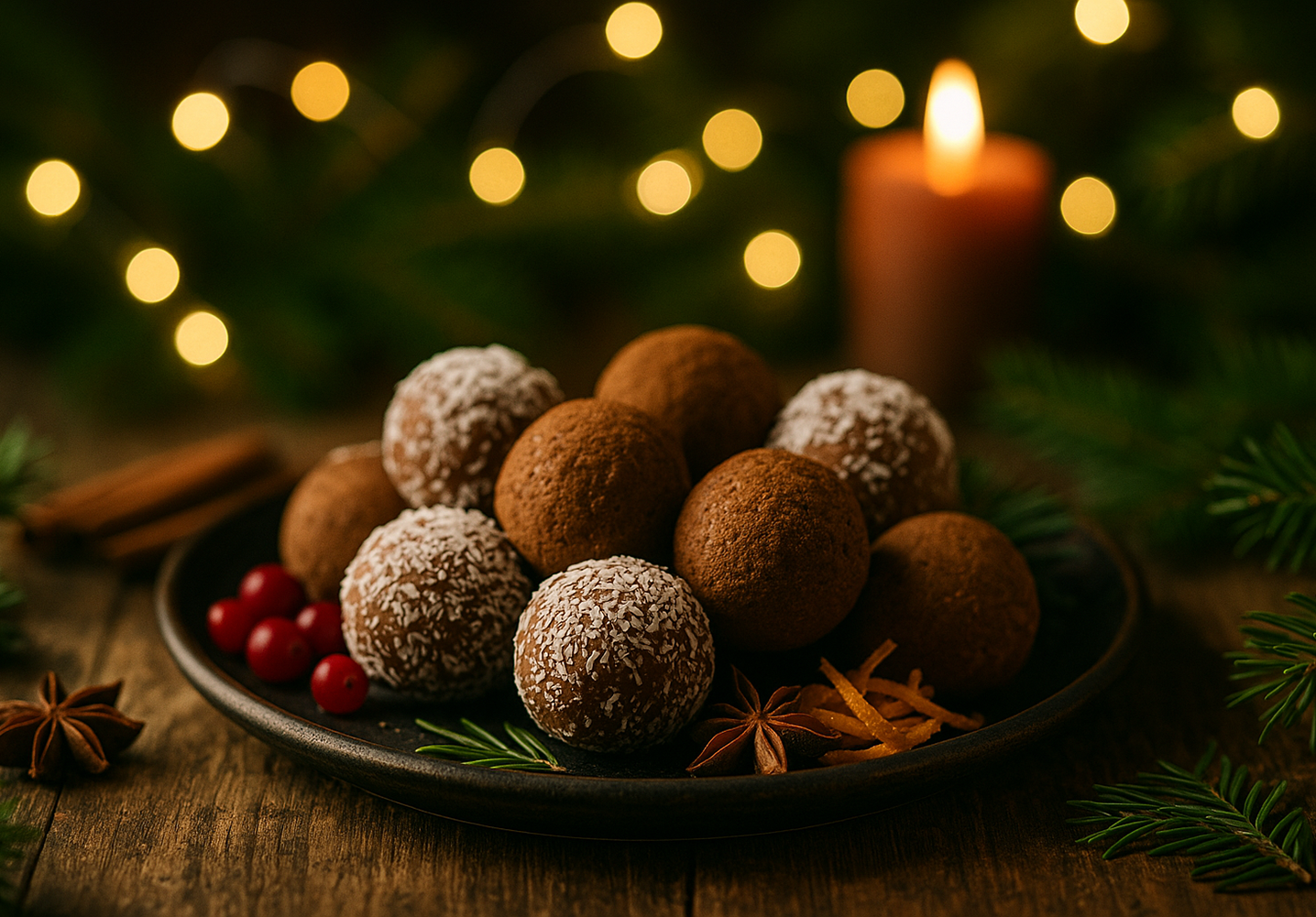 Proteinbollar med pepparkaka