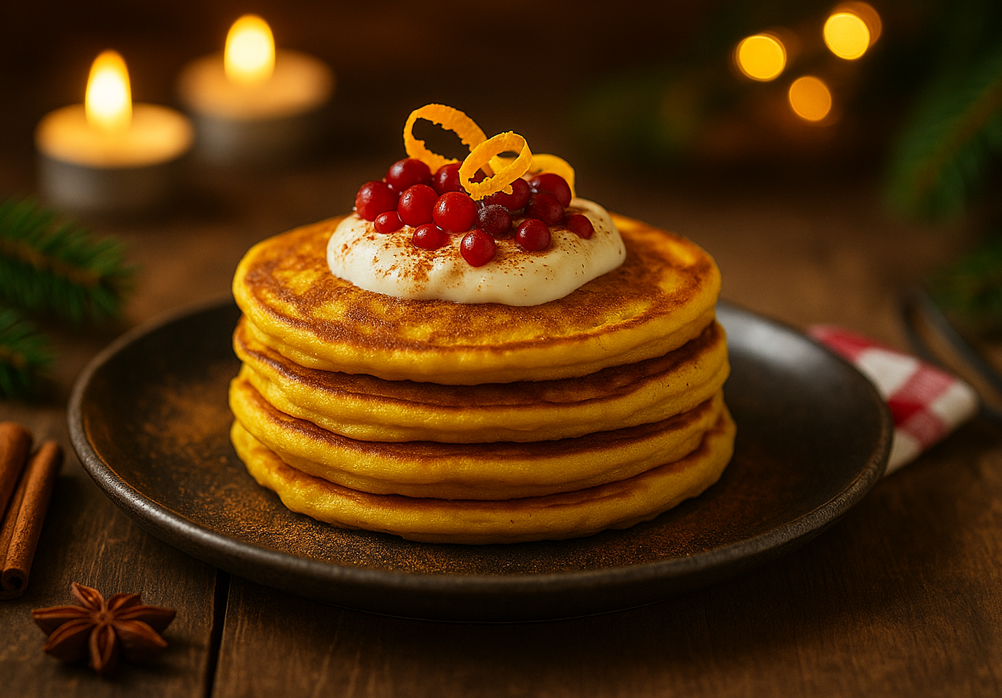 Bästa receptet på proteinpannkakor med saffran